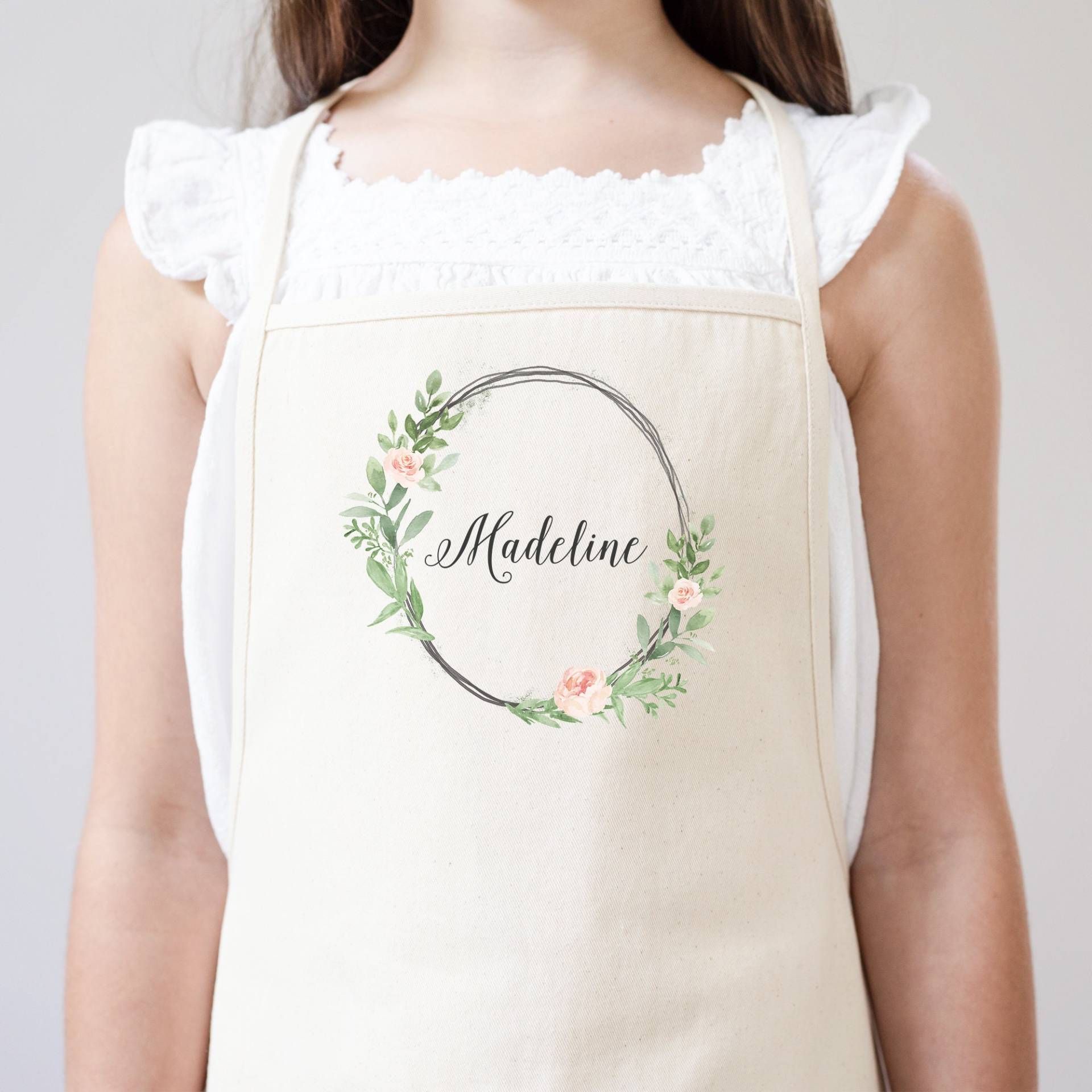 Kinder Blumenkranz Schürze | Jugendschürze Kinderschürze Voll Kid Craft Personalisierte Namensschürze Für Kinder Blumenkranz Schürze | Jugendschürze Kinderschürze Voll Kid Craft Personalisierte Namensschürze Für von SweetHooligansDesign