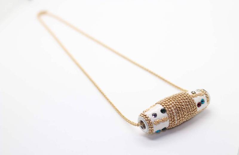 Southwestern Halskette, Anhänger, Weiße Röhre Große Weißer Statement Schmuck Southwestern Halskette, Anhänger, Weiße Röhre Große Weißer Statement Schmuck von SweetPeaNPosh