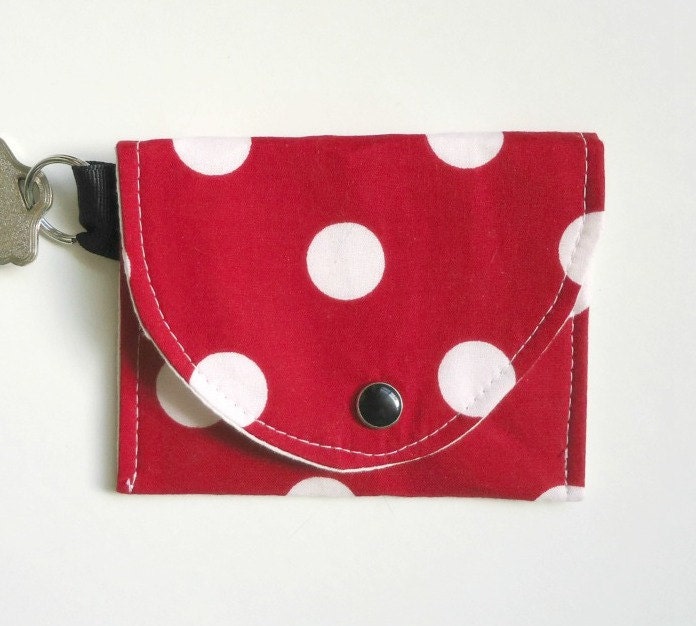 Polka Dot Geldbörse Veganer Kleiner Schlüsselanhänger, Handgefertigt Aus Den Usa Polka Dot Geldbörse Veganer Kleiner Schlüsselanhänger, Handgefertigt Aus Den Usa von SweetPeaPurseCompany