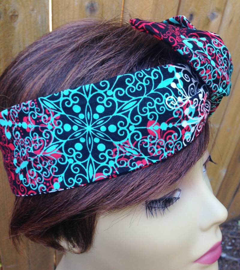 Festival Print Draht Stirnband Verdrahtet Dolly Schleife - Bandanna Kaninchen Ohren Festival Print Draht Stirnband Verdrahtet Dolly Schleife - Bandanna Kaninchen Ohren von SweetPeasNattitudes