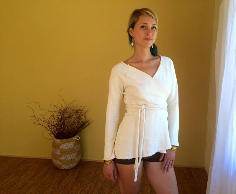 Lotus Wrap//Hanf Wrap//Bio-Baumwoll-Hanf-Fleece von SweetSkins