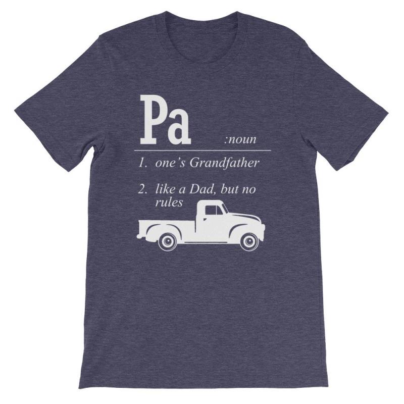 Pa Wie Vater/Papa Opa Vatertag Großeltern-Tag Lkw Pa Poppa Großvater Geburtstag Geschenk Classic von SweetTeabyMarcy