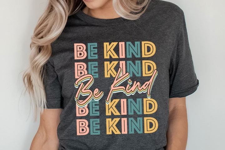 Be Kind T-Shirt, Inspirierendes Geschenke Für Frauen, Freundlichkeits-T-Shirt, Lehrergeschenk, Geschenk Sie, Retro-T-Shirt, T-Shirt Mit von SweetTeeJoyfulThings