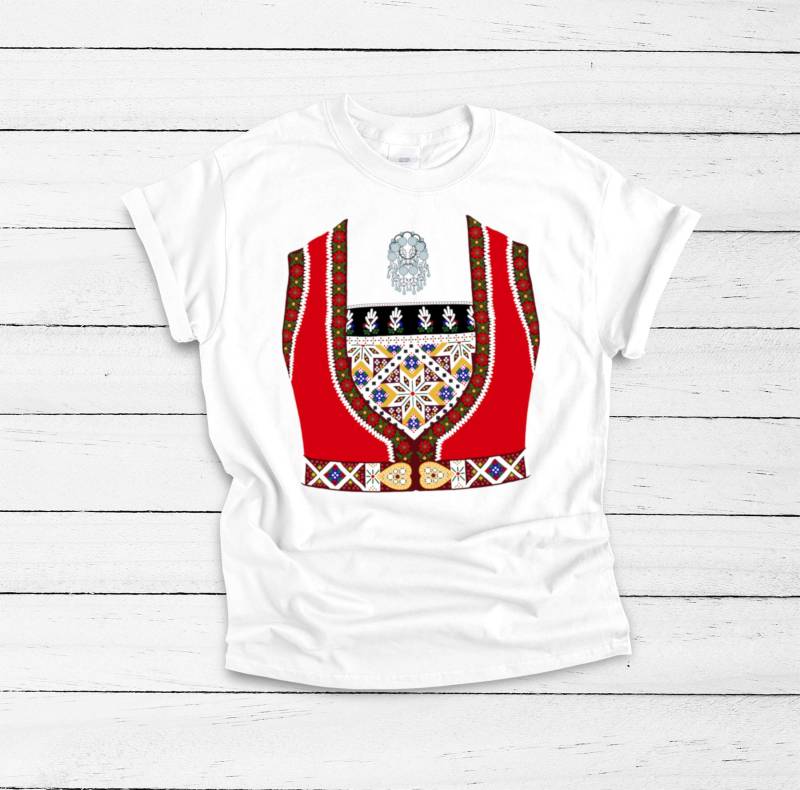 Norweger Bunad Tshirt, Norwegen Kostüm Shirt Norweger Bunad Tshirt, Norwegen Kostüm Shirt von SweetTeesEtc