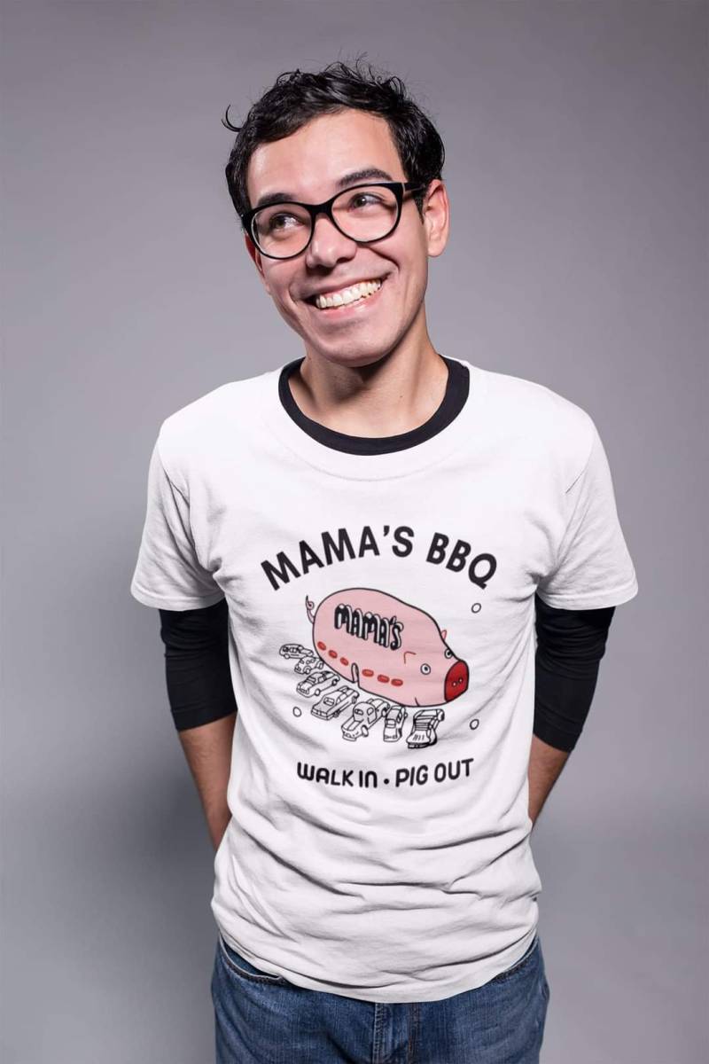 Bbq Shirt Kurzärmeliges Unisex-T-Shirt von SweetTeesTrash