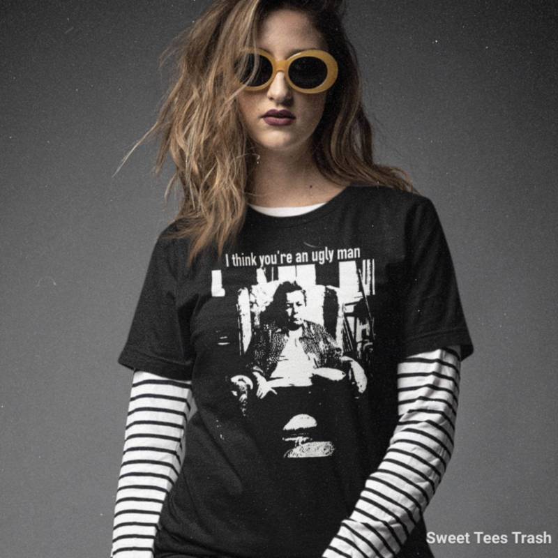 I Think You're An Ugly Man Kurzärmeliges Unisex-T-Shirt von SweetTeesTrash