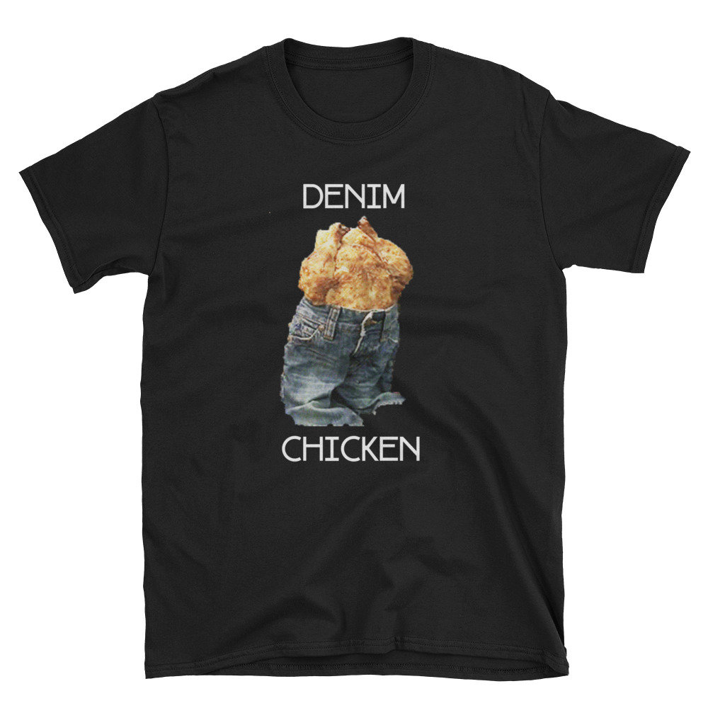 Jeans Huhn Kurzärmeliges Unisex T-Shirt von SweetTeesTrash
