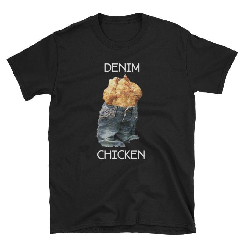 Jeans Huhn Kurzärmeliges Unisex T-Shirt von SweetTeesTrash