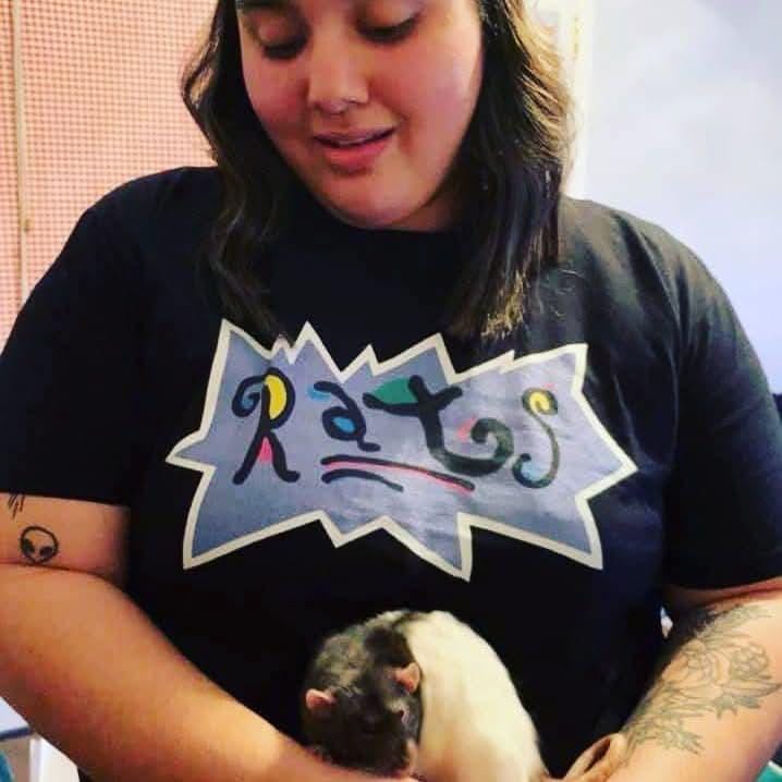 Ratten Kurzärmeliges Unisex-T-Shirt von SweetTeesTrash