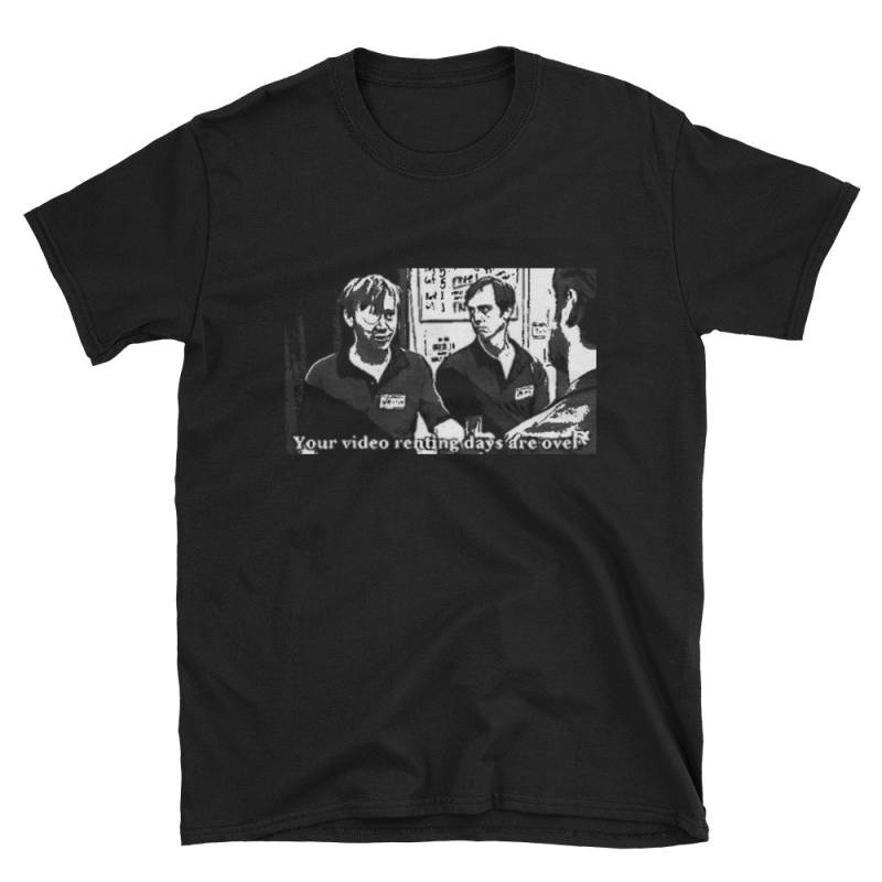 Video Stichtage Sind Vorbei Kurz-Arm-Unisex-T-Shirt von SweetTeesTrash