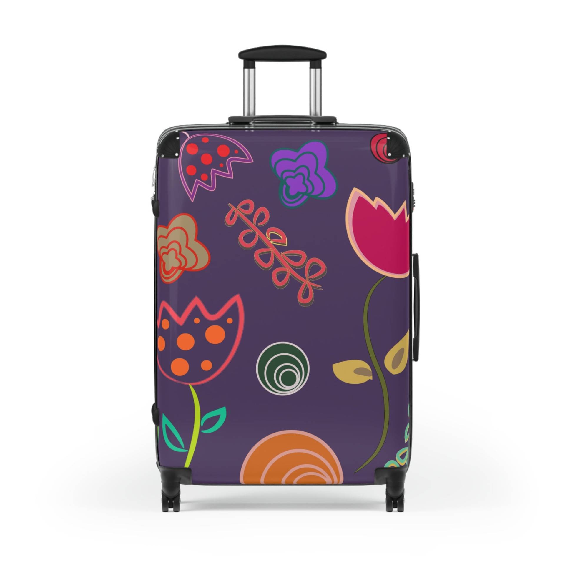 Lila Blumen-Handgepäck, Mittelgroßes Oder Großes Hardcase-Gepäck von SweetTeesandCoolStuf