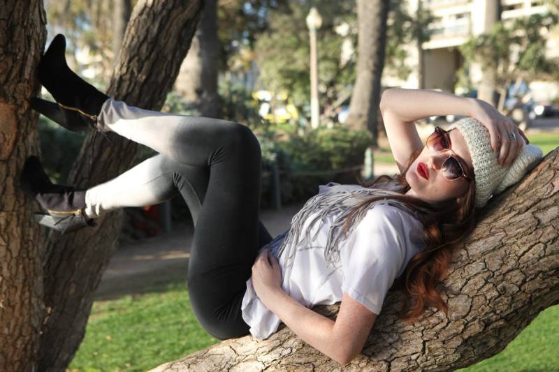 Yoga Legging Cotton Ombre/Schwarz Und Grau Dye Workout Süße Tugenden von SweetVirtuesClothing