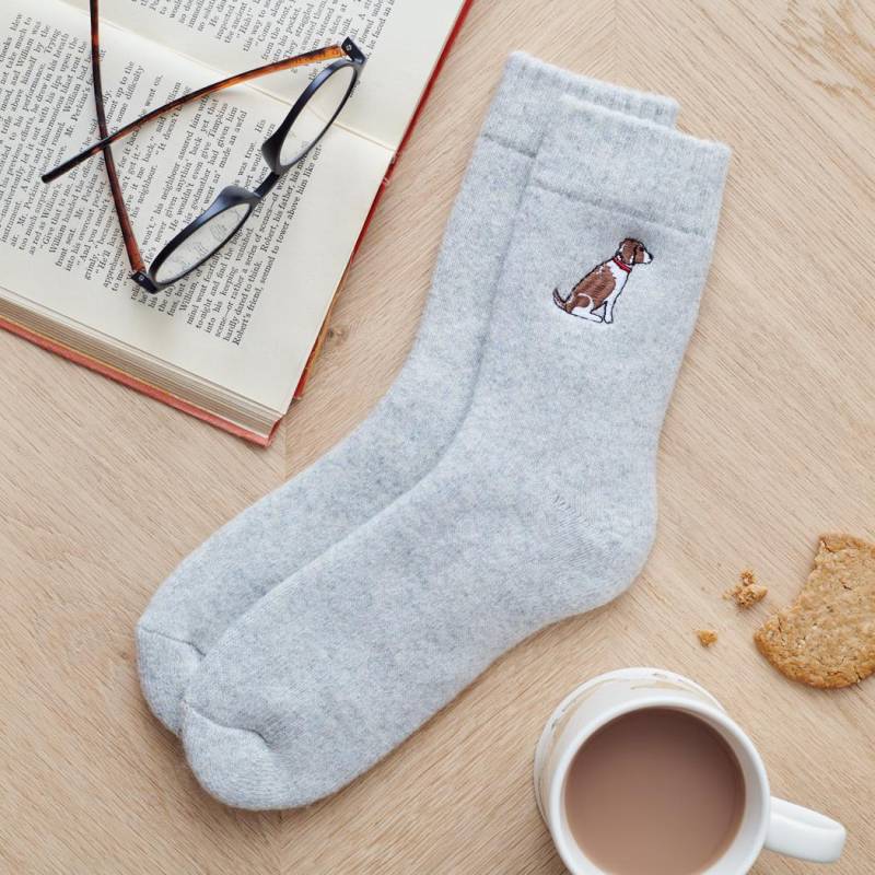 Springer Spaniel | Leber & Weiß Hundesocken von SweetWilliamLondon