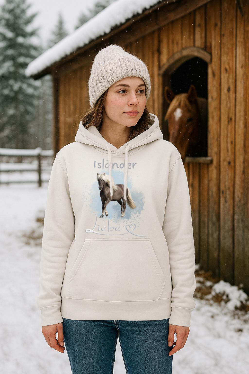Isländer Pferde Hoodie Damen - Pferdeliebe Pullover Pferd Geschenk Reiterin & Pferdemädchen Weihnachtsgeschenk Und Pferdeliebhaber von SweetandHappyPets