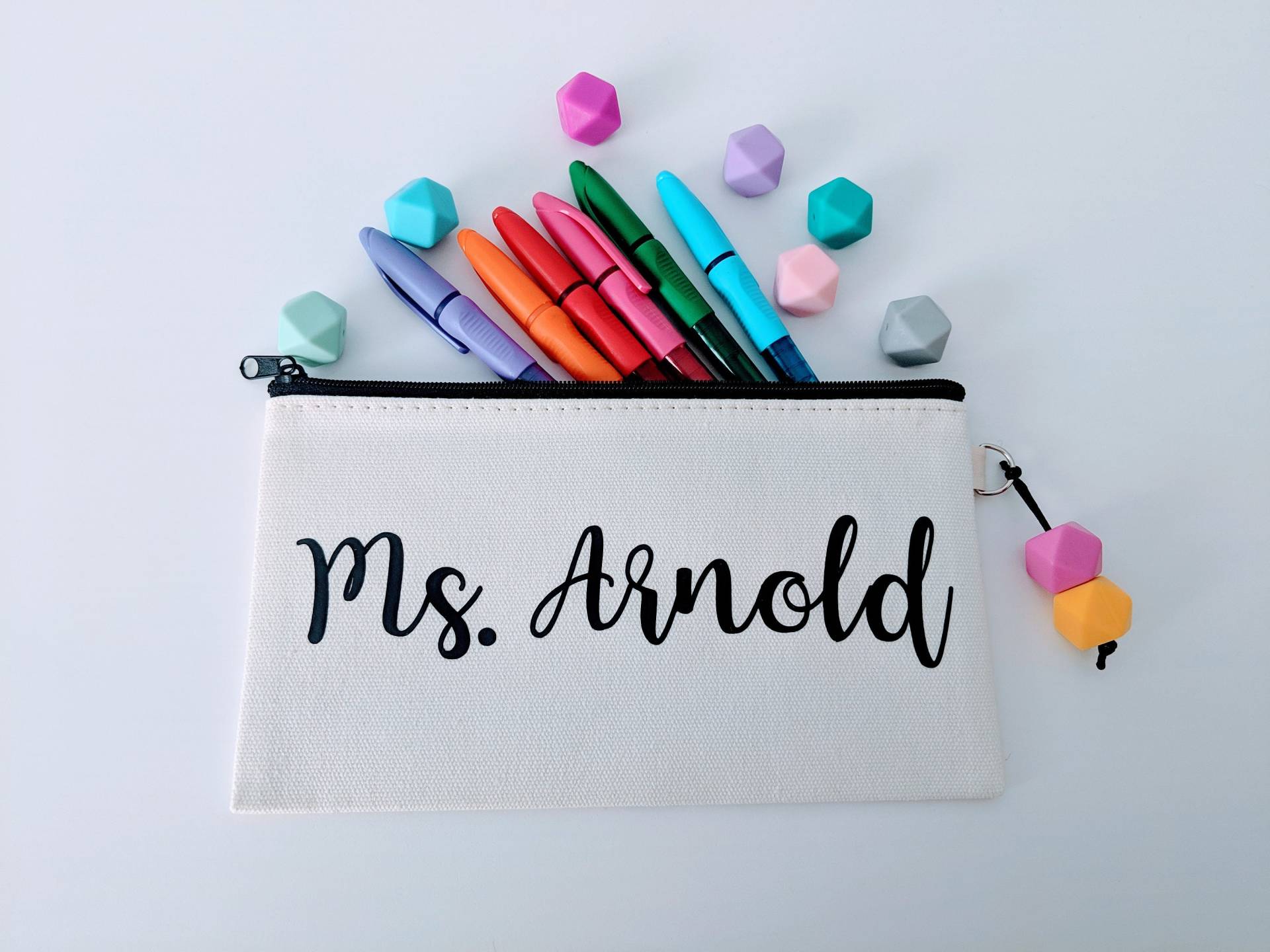 Personalisierte Bleistifttasche | Lehrer Geschenk Stiftetasche Weihnachtsgeschenk Wertschätzung Tasche Personalisierte Bleistifttasche | Lehrer Geschenk Stiftetasche Weihnachtsgeschenk Wertschätzung Tasche von SweetasXo