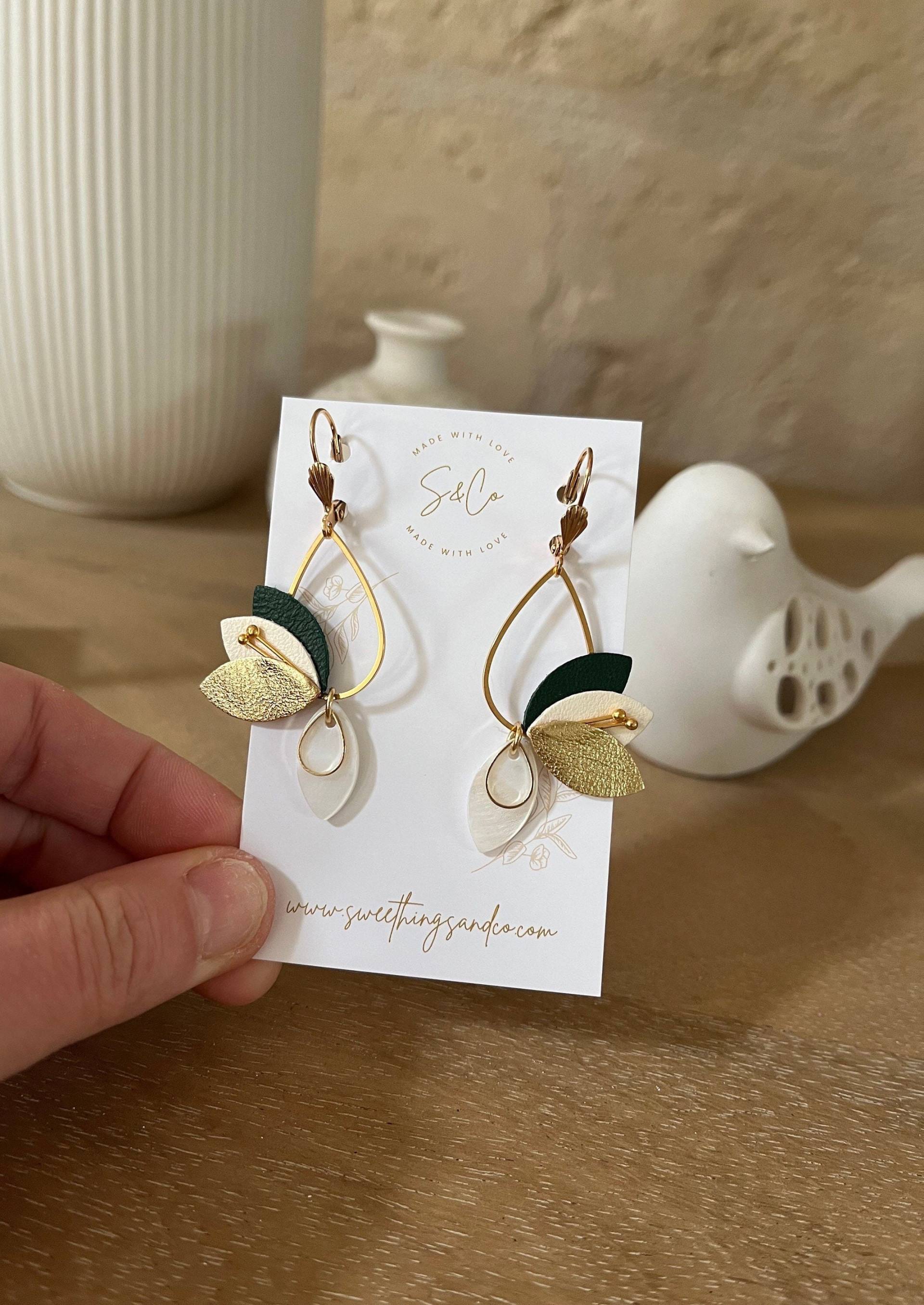 Feminine Ohrringe Leonore | Perlmuttschmuck Weihnachtsgeschenk Für Frauen Braut Geburtstagsgeschenk Liebe Feminine Ohrringe Leonore | Perlmuttschmuck Weihnachtsgeschenk Für Frauen Braut Geburtstagsgeschenk Liebe von Sweethingsandco