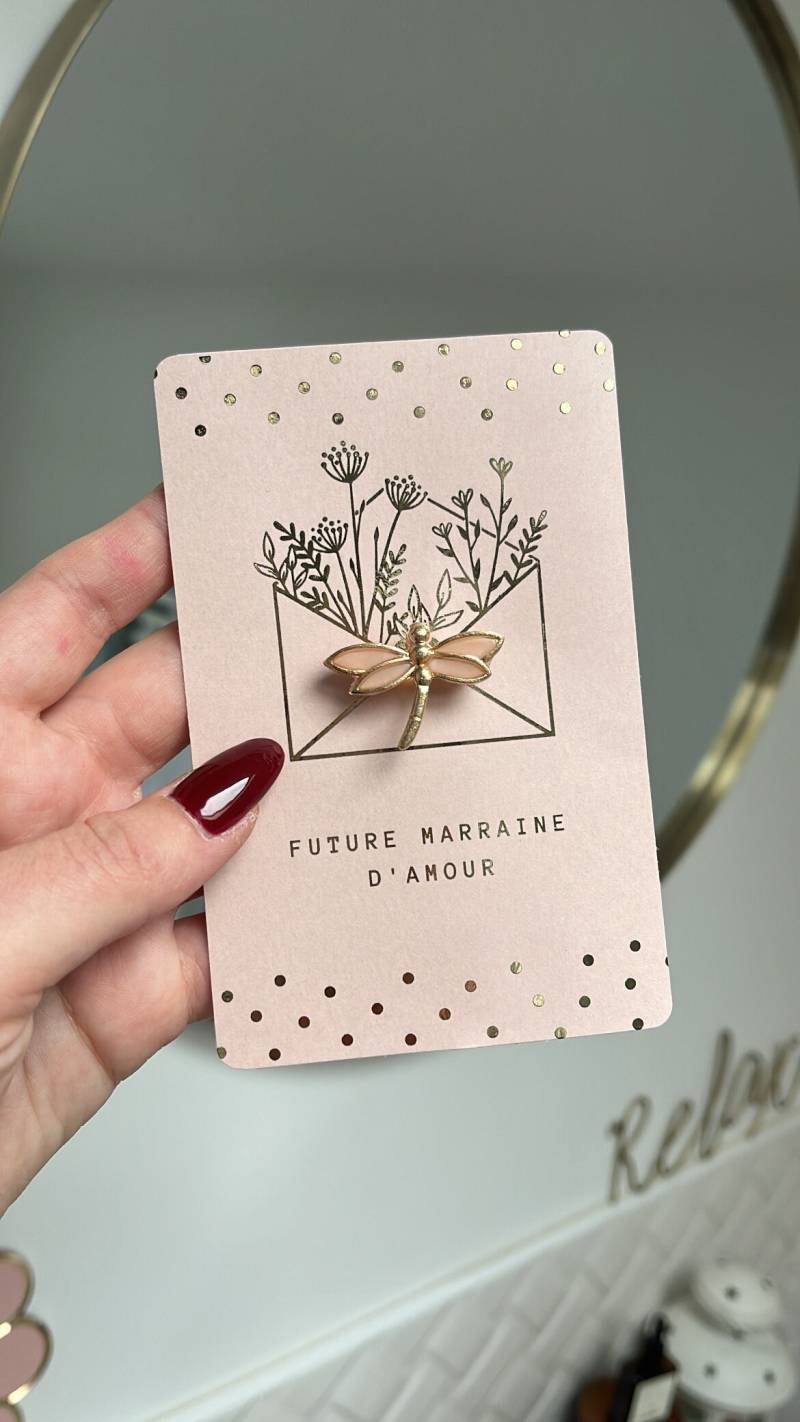 Patenwunsch | Patin Geschenk-Schmuckkarte Dankesgeschenk Taufgeschenk Personalisiertes Geschenk von Sweethingsandco