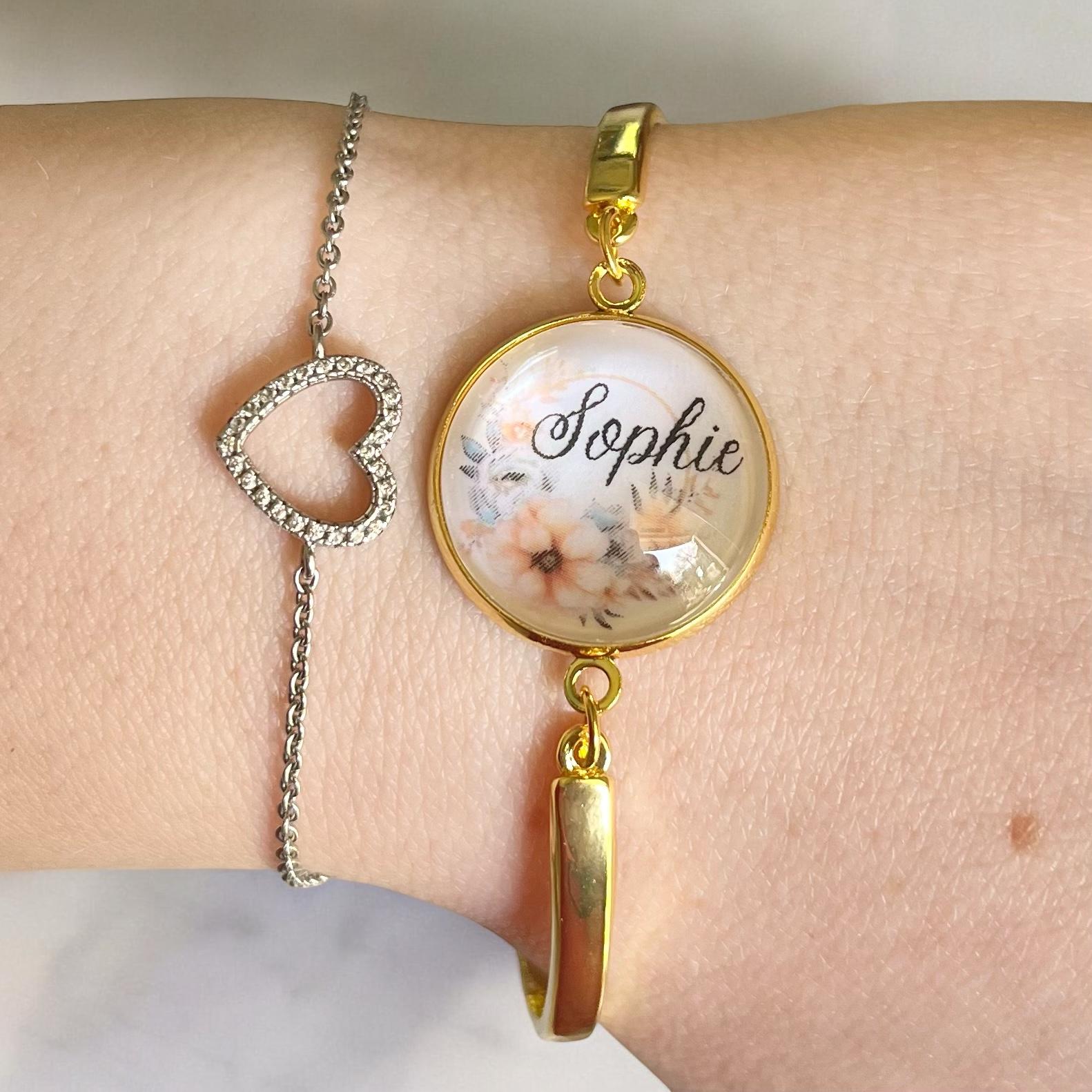 Armkette Armband Mit Namen Gold Personalisiert Armkette Armband Mit Namen Gold Personalisiert von Sweetlittlelove24