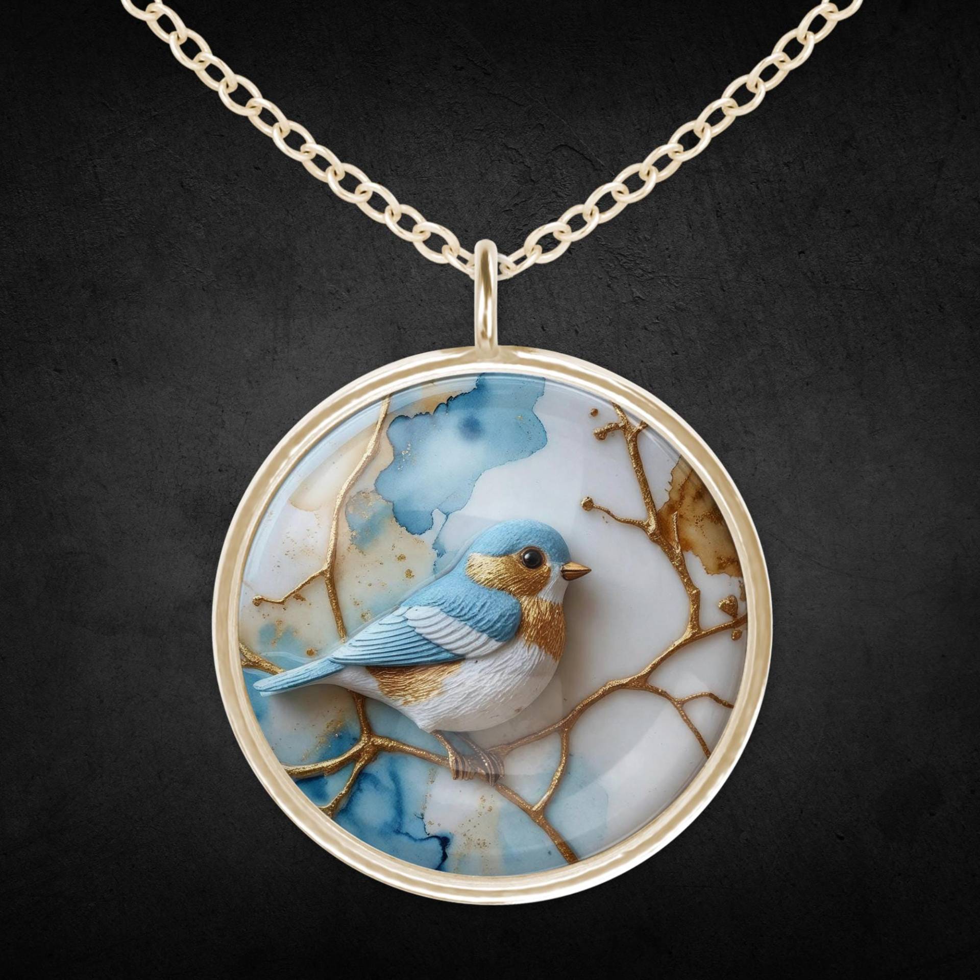 Halskette Kette Gold Vogel Halskette Kette Gold Vogel von Sweetlittlelove24