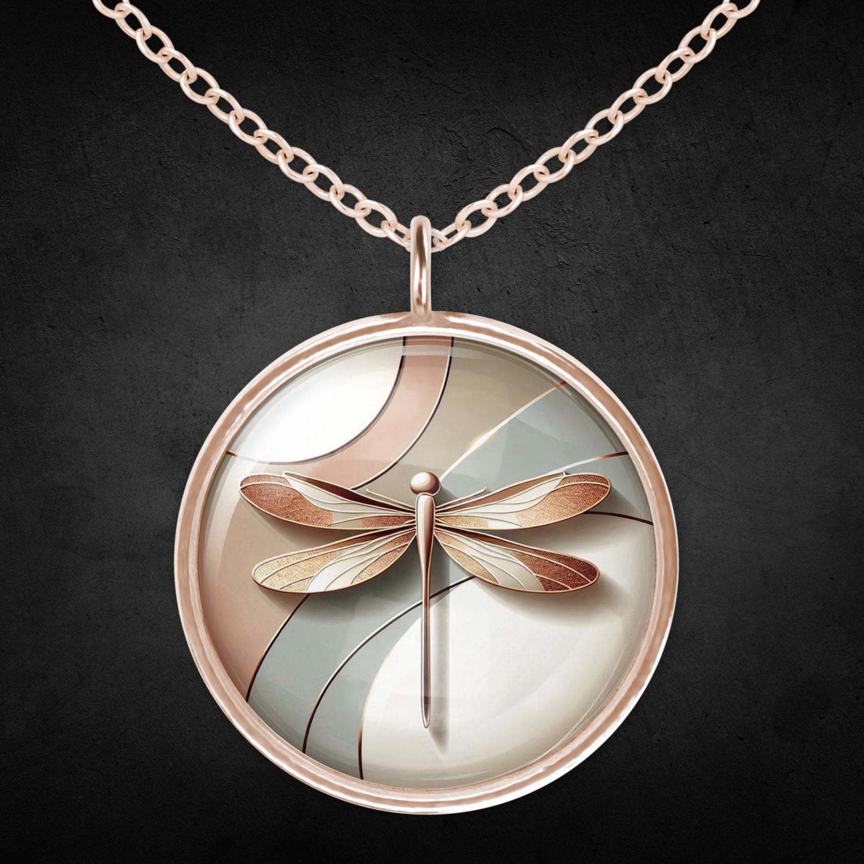 Kette Mit Anhänger Roségold Libelle Kette Mit Anhänger Roségold Libelle von Sweetlittlelove24