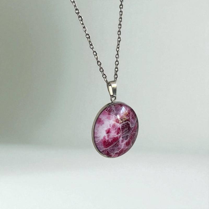 Kette Mit Anhänger in Edelstein Optik von Sweetlittlelove24