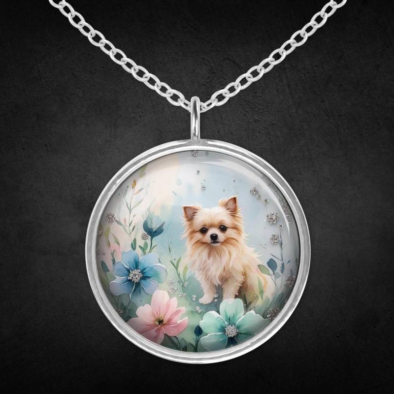 Kette Mit Hund Silber Mädchen Halskette Kette Mit Hund Silber Mädchen Halskette von Sweetlittlelove24
