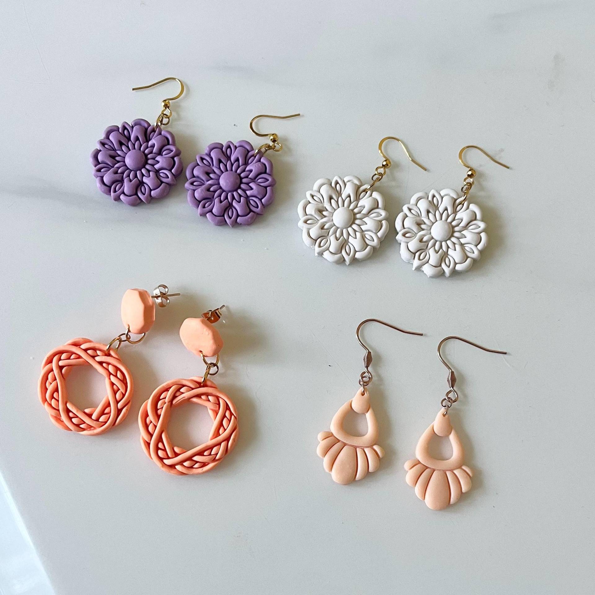 Ohrringe Ohrhänger Boho Style Aus Polymer Clay Und Edelstahl Farbauswahl Ohrringe Ohrhänger Boho Style Aus Polymer Clay Und Edelstahl Farbauswahl von Sweetlittlelove24