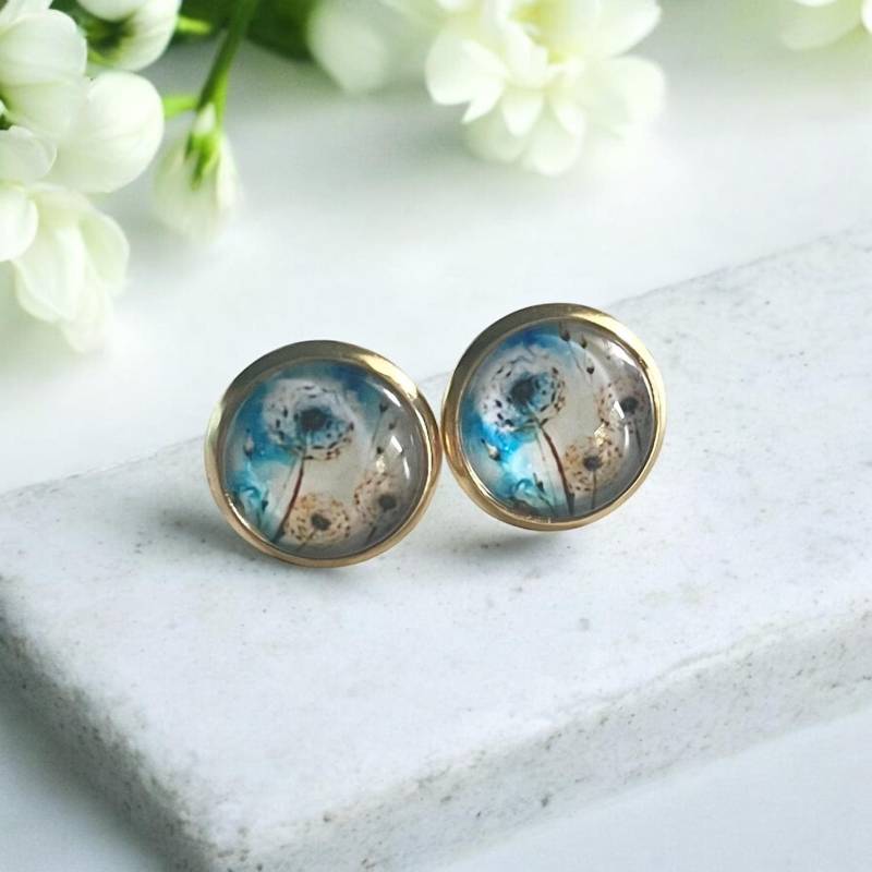 Ohrstecker Gold Vergoldet Pusteblume Schmuck Geschenk Geburtstagsgeschenk Frau Mädchen Ohrstecker Gold Vergoldet Pusteblume Schmuck Geschenk Geburtstagsgeschenk Frau Mädchen von Sweetlittlelove24