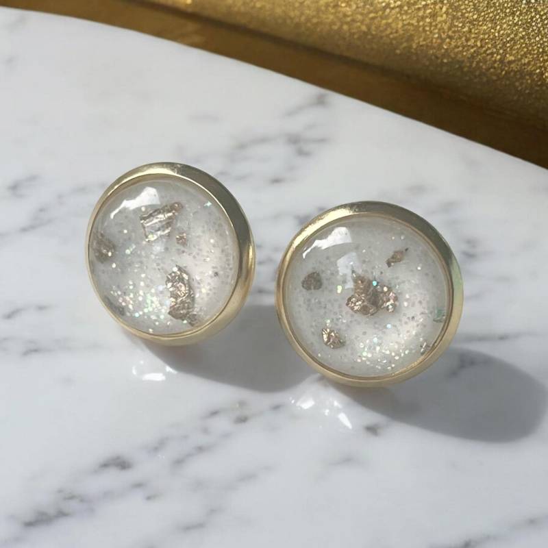 Ohrstecker Ohrringe Ohrschmuck Gold Edelstahl Damen Mädchen Geschenk von Sweetlittlelove24