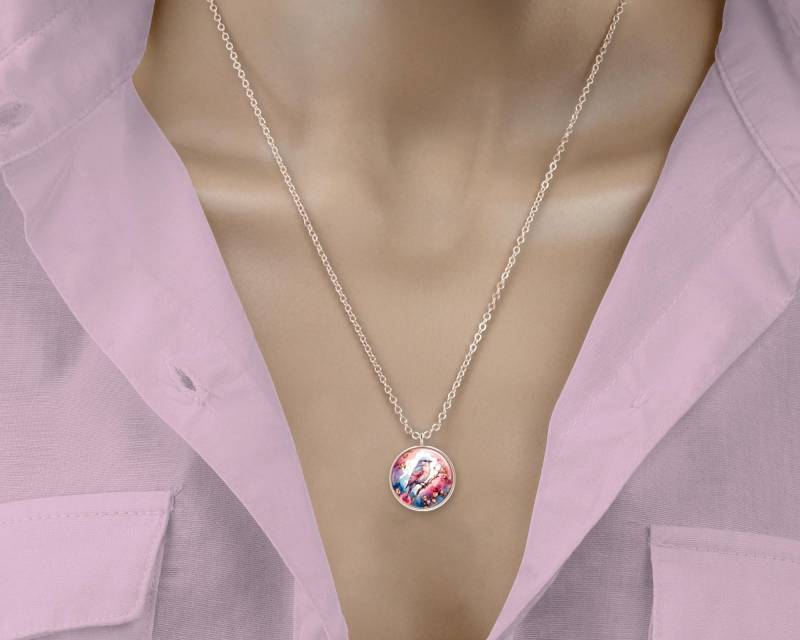 Vogel Halskette Roségold Bunt Edelstahl Schmuck Vogel Halskette Roségold Bunt Edelstahl Schmuck von Sweetlittlelove24