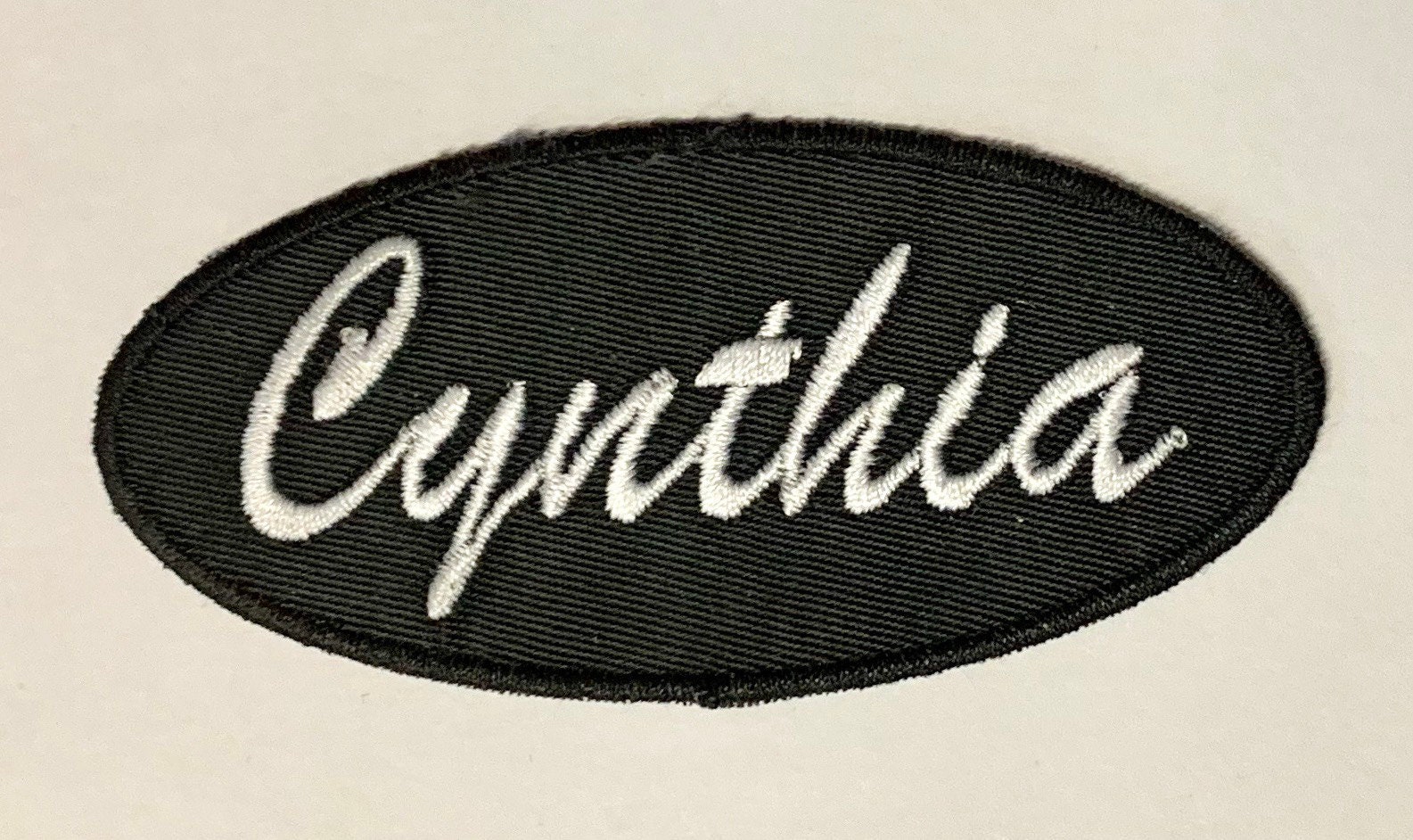Oval Eedort Script Font Name Patch - Temporäre Oder Eisen Auf Oval Eedort Script Font Name Patch - Temporäre Oder Eisen Auf von SweetlySynnD