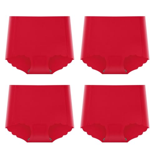 Sweetneed chida yi Damen Unterhose Nahtlos Unterwäsche Frauen Hipster Slip Damen Hohe Taille No Show Panties Hochwertige Modal Unterwäsche Leicht Und Seamless Slips Mehrpack von Sweetneed chida yi