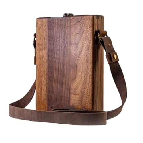 Sweetness Messenger Holzkiste, Handgefertigte Umhängetasche Tragbare Künstler Werkzeugtasche Malpinsel Werkzeug für Outdoor Malerei, Einfach zu Verwenden Langlebig Feine Verarbeitung von Sweetness