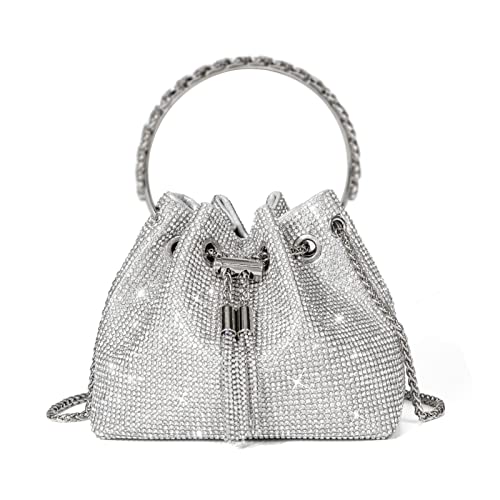 Sweetovo Top Griff Taschen für Frauen Mode Handtaschen Crossbody Schultertaschen Bling Glitter Geldbörsen für Party Prom von Sweetovo