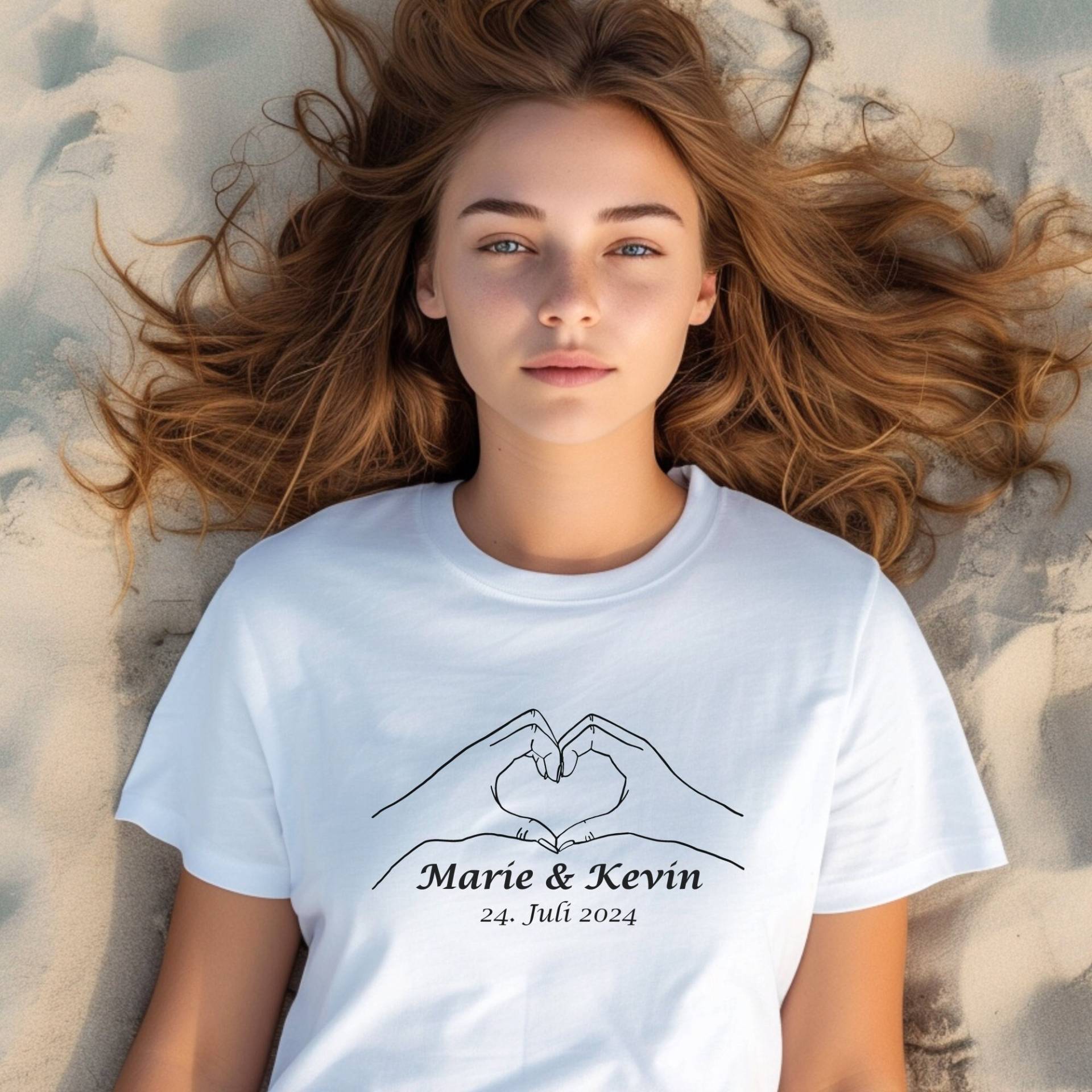 Partner Shirt Personalisiert Geschenk Jahrestag T Für Paare Freundin Hochzeitsgeschenk Persönlich Liebe von Sweets4Soul