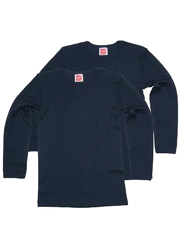 Sweety for Kids 2er Sparpack Kinder Shirt Winterwäsche 7103 Gr. 176 in Navy von Sweety for Kids