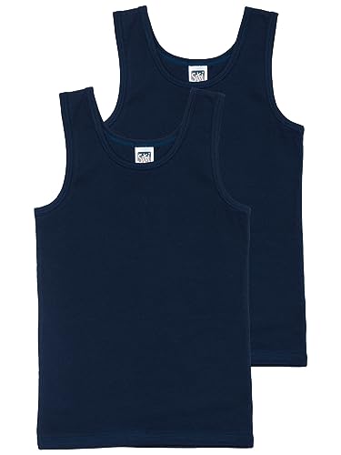 Sweety for Kids 2er Sparpack Knaben Sportshirt Single Jersey 3161 Gr. 140 in Navy von Sweety for Kids