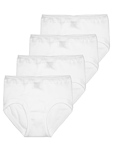 Sweety for Kids 4er Sparpack Mädchen Hüftslip Feinripp 5027 Gr. 164 in Weiss von Sweety for Kids