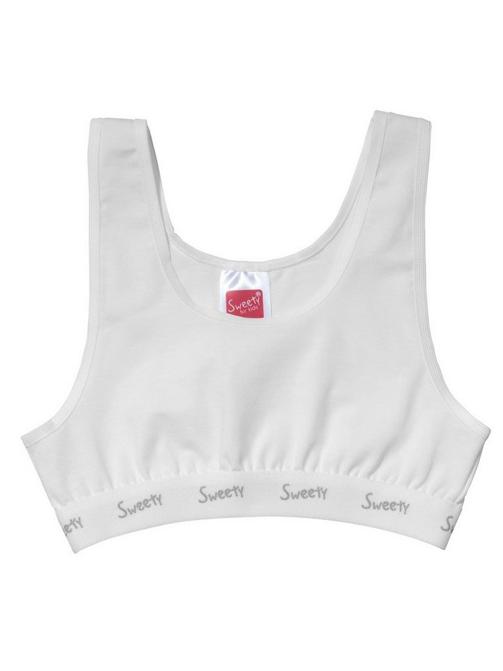 Sweety for Kids Bustier Mädchen Bustier Single Jersey (Stück, 1-tlg) - von Sweety for Kids