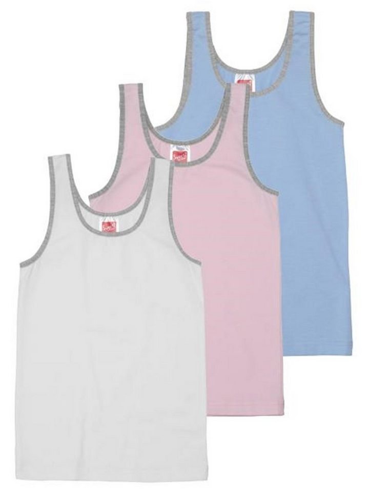 Sweety for Kids Unterhemd Sweety for Kids Mädchen Unterhemd 3er Pack Single Jersey reine Baumwolle von Sweety for Kids