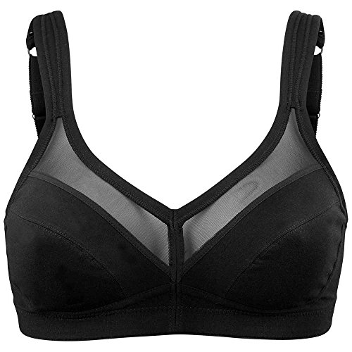 Swegmark - Net Cotton - BH ohne Bügel - Schwarz 80C von Swegmark