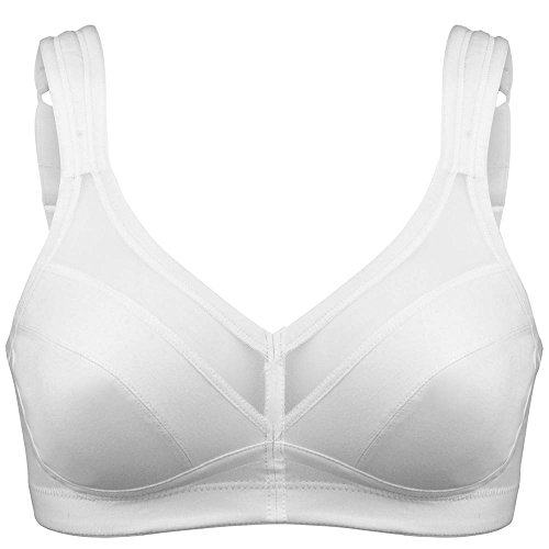 Swegmark - Net Cotton - BH ohne Bügel - Weiss 95C von Swegmark