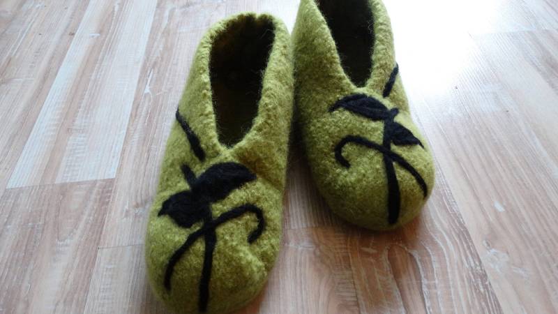 Filzschuhe Gr. 39, Zauberwald Zum Verlieben Filzschuhe Gr. 39, Zauberwald Zum Verlieben von SwensGeschenkedesign