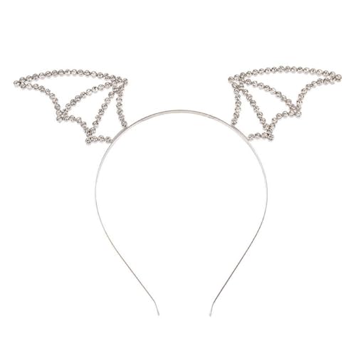 Swetopq Shinning Fledermausflügel Stirnband Haarreif Halloween Party Kopfschmuck Cosplay Animes Charakter Für Frau Teens Halloween Haarband Halloween Haarschmuck Halloween Fledermaus Haarschmuck von Swetopq