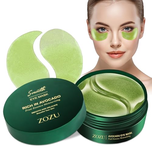 Augenpads Hyaluronsäure Collagen, Augenmaske Wiederverwendbar gegen Augenringe Tränensäcke Falten Dunkle Kreise Puffiness, Eye Patch Hydrogel, Versorgt und glättet Augenpartie 60pcs von Swiecedon