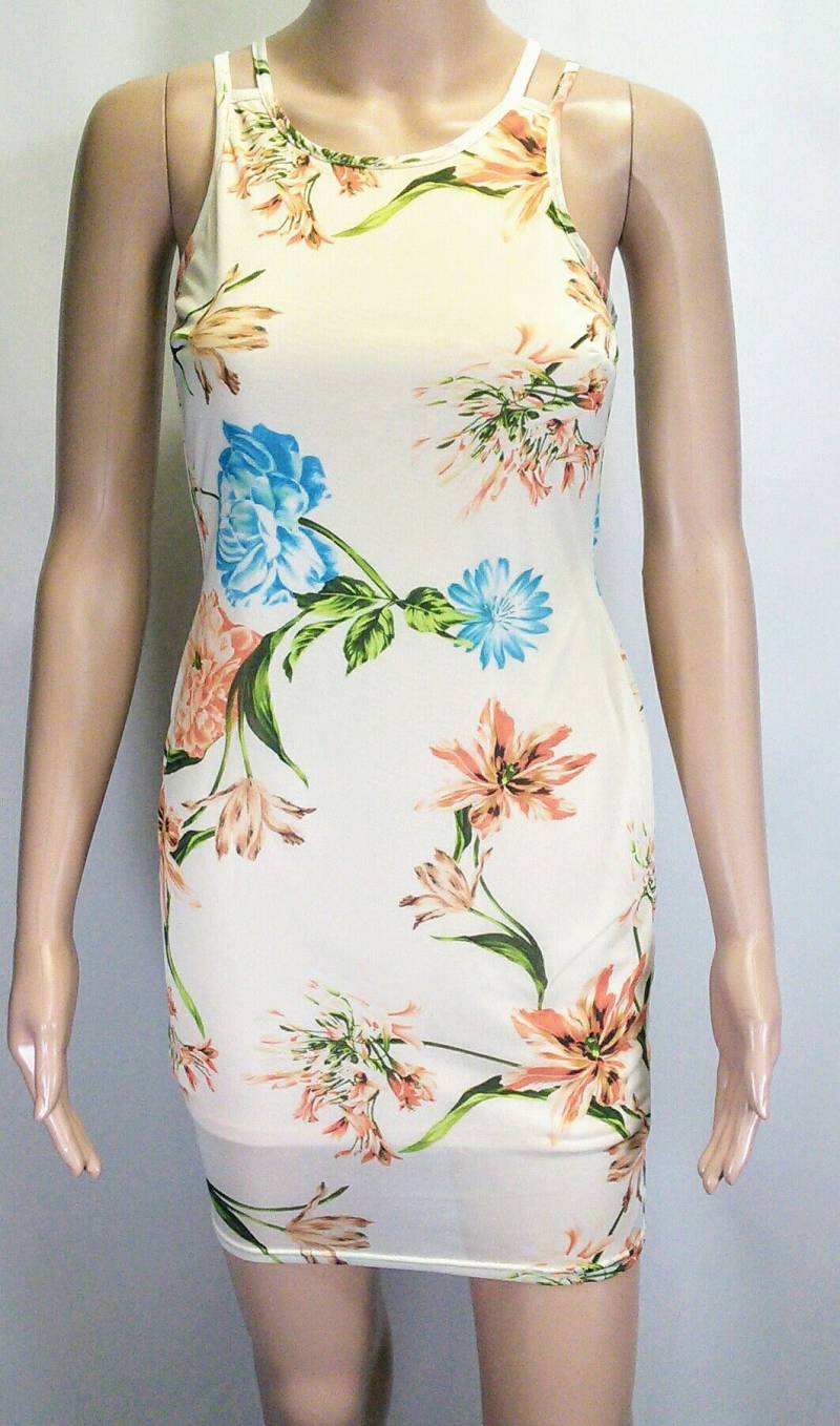 Florales Bodycon Gestricktes Chiffonkleid von SwiftStitchDesign