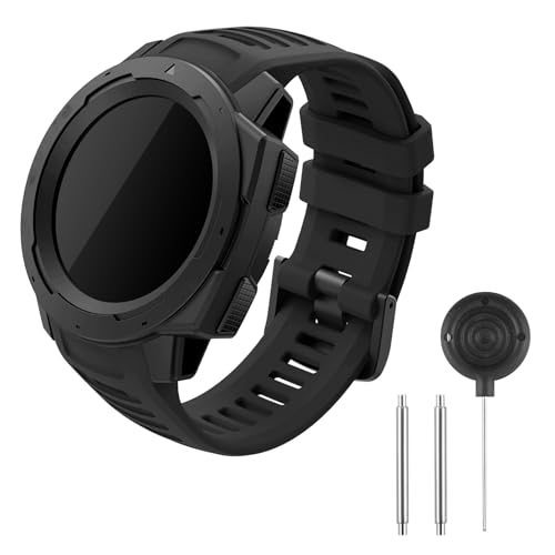 Swiftctrl Armband kompatibel mit Garmin Instinct 2/2S/Tactical/Solar – Uhrenarmband 22 mm weiches Silikon Ersatz – für Garmin Instinct Dual Power, Tide, Surf – Damen & Herren von Swiftctrl