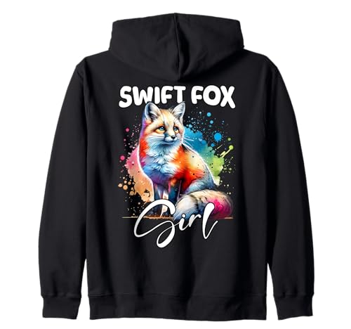Swift Fox Mädchen Swiftfuchs Kapuzenjacke Swift Fox Mädchen Swiftfuchs Kapuzenjacke von Swiftfuchs Designs Damen
