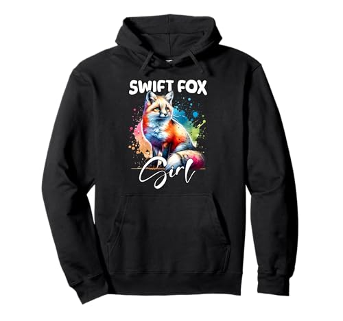 Swift Fox Mädchen Swiftfuchs Pullover Hoodie Swift Fox Mädchen Swiftfuchs Pullover Hoodie von Swiftfuchs Designs Damen