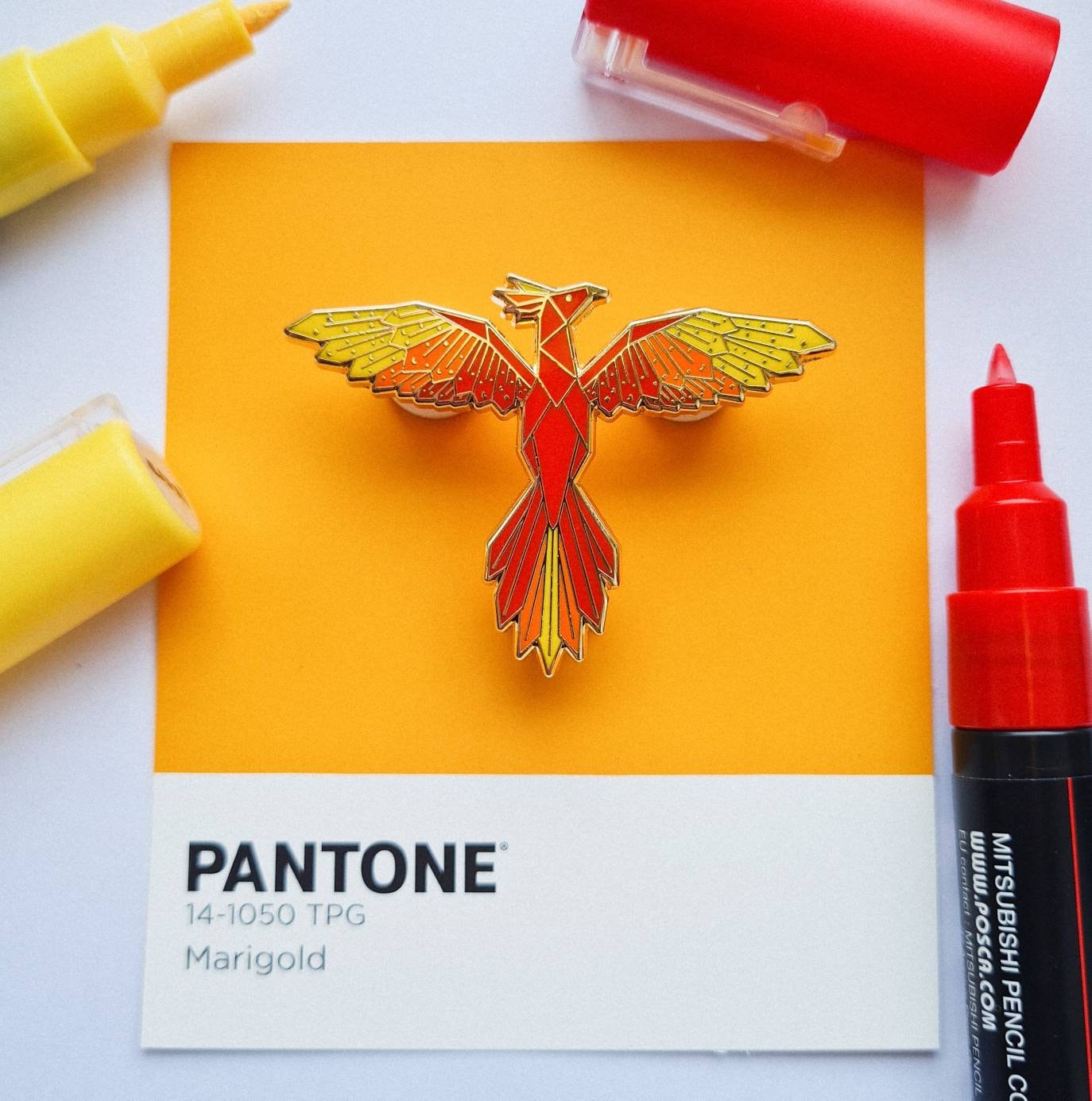 Feuer Phoenix Hard Emaille Pin Feuer Phoenix Hard Emaille Pin von Swiftterly